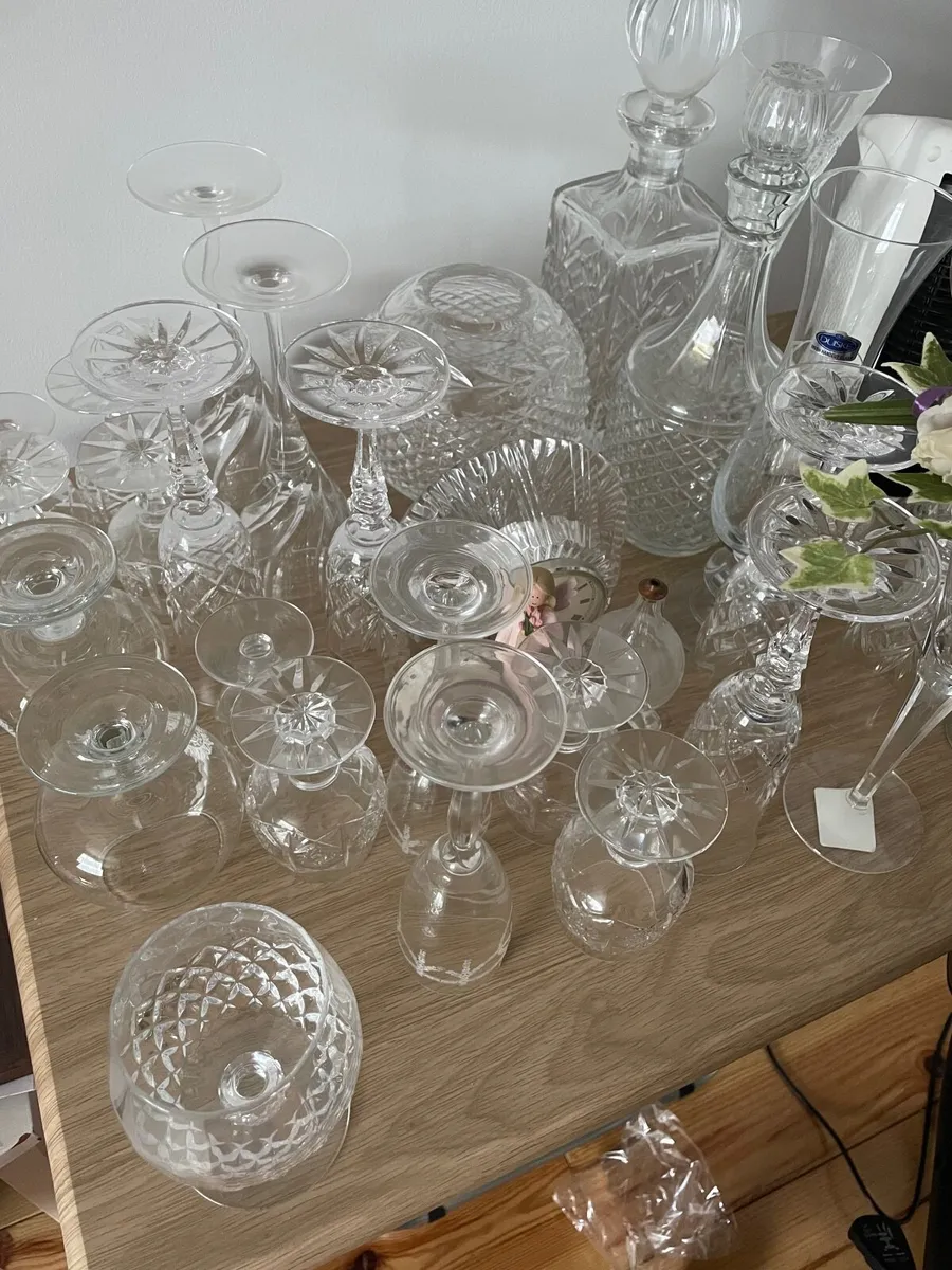 Mixed Antique and Newer Crystal - Image 1