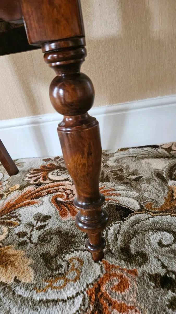 Mahogany hall chair - Image 3