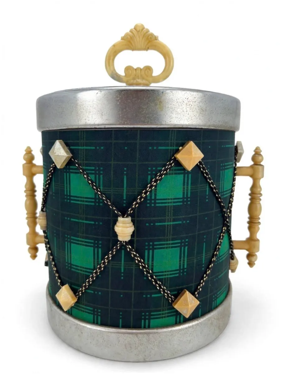 1970s biscuit tin or ice bucket - Image 1