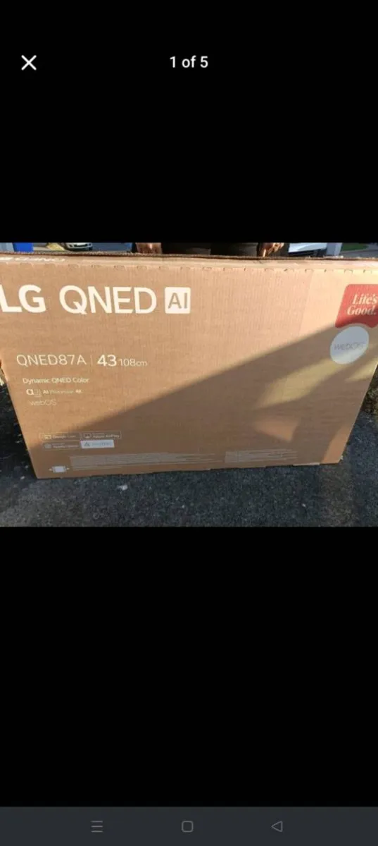 📺 LG 43" QNED87A AI 4K SmartTV - Exceptional cond - Image 1
