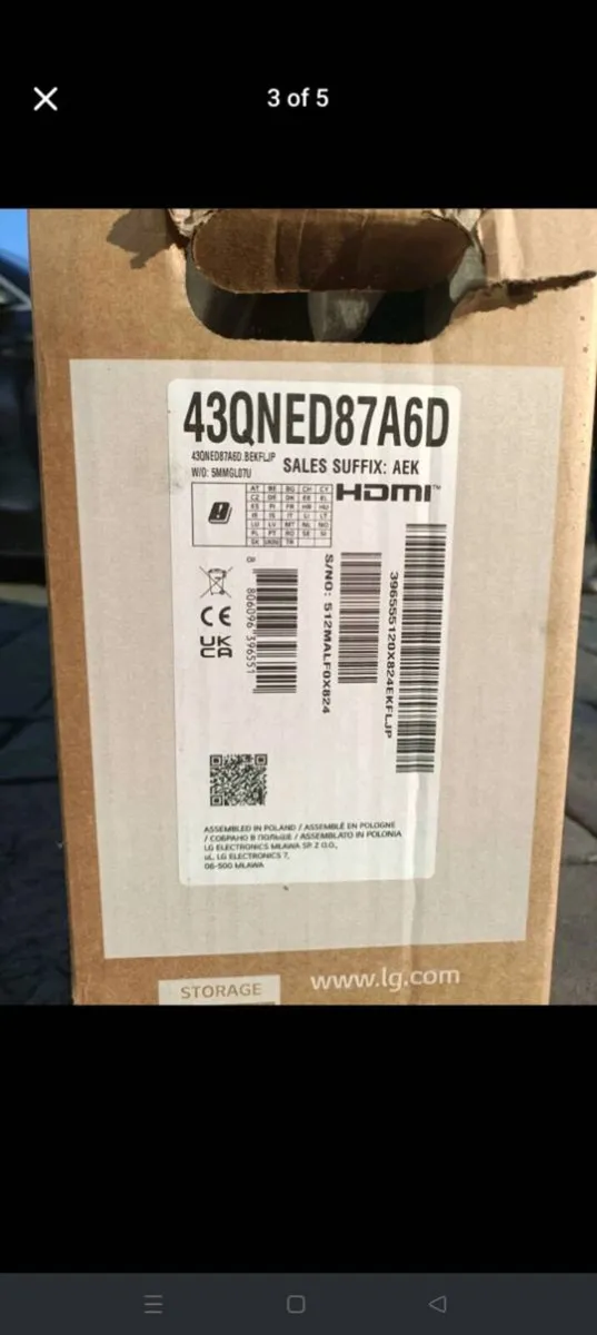 📺 LG 43" QNED87A AI 4K SmartTV - Exceptional cond - Image 2