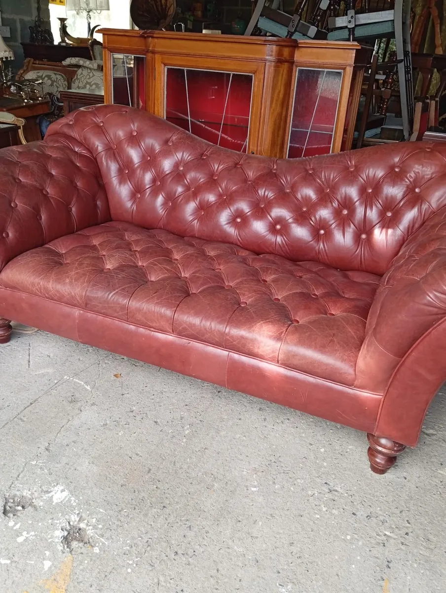 Chesterfield sofa needs refurbishment