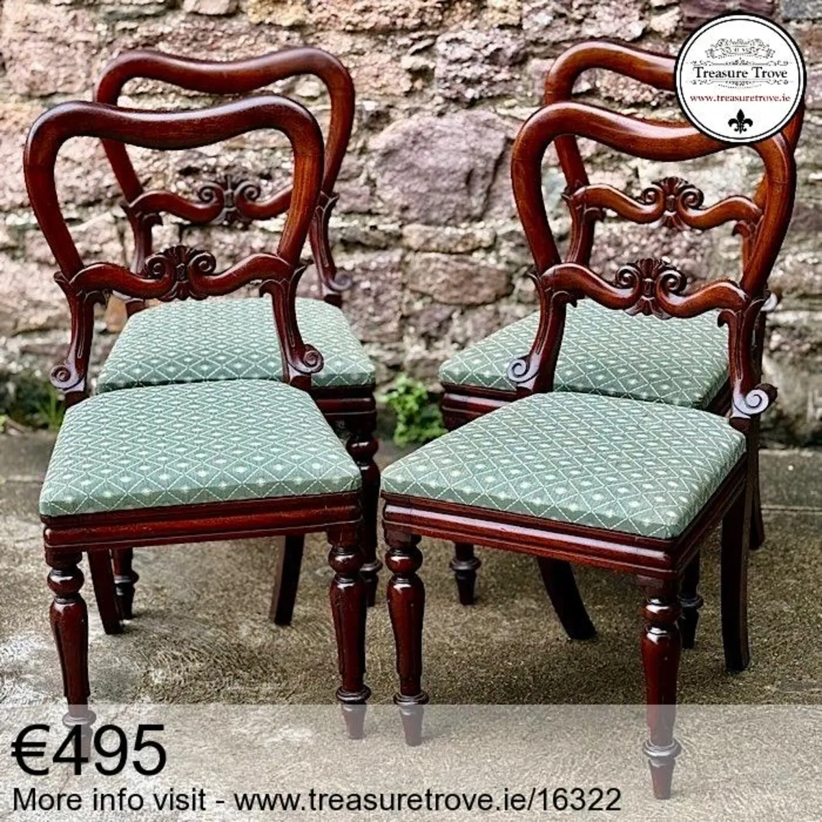Vintage and Antique Sets of Dining Chairs - Image 2