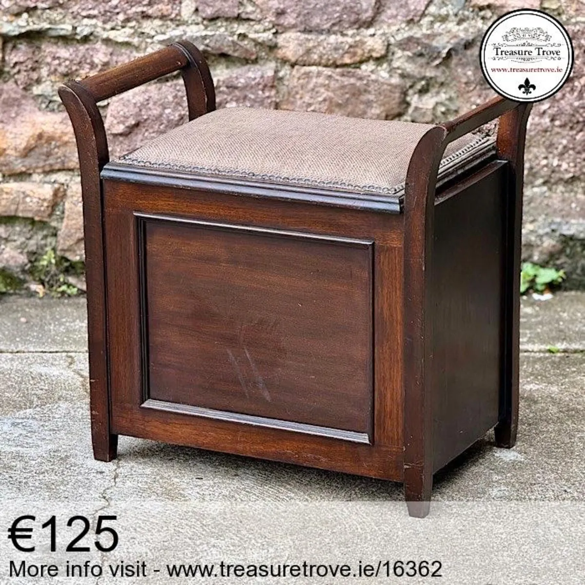 Antique Piano Stools and Sheet Music Chest - Image 2