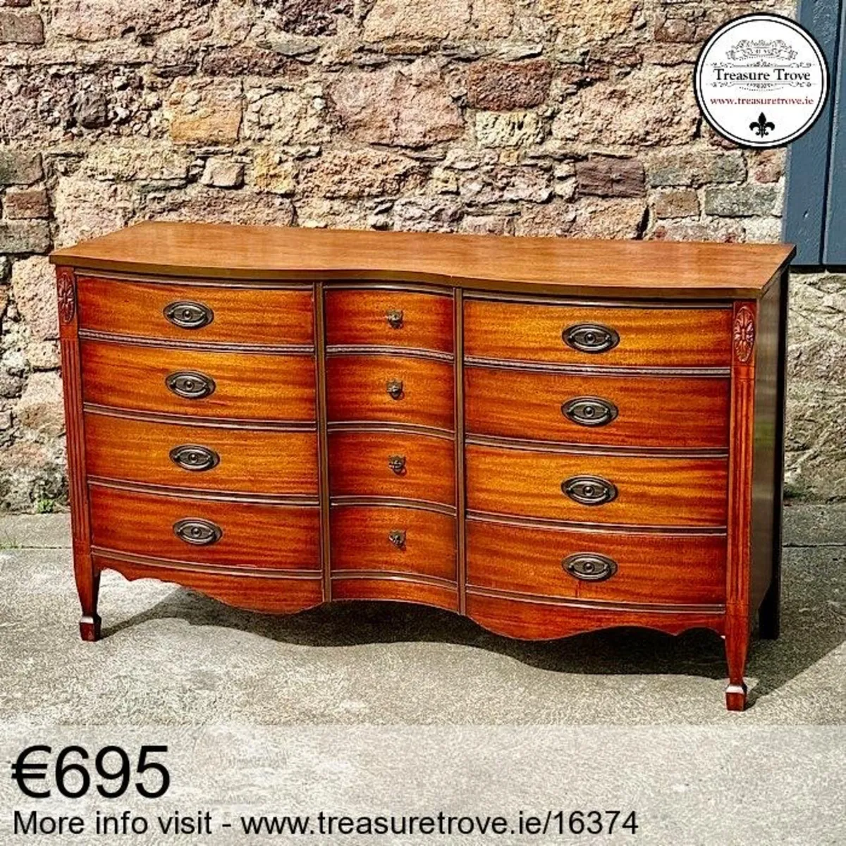 Antique Bedroom Chest of Drawers - Image 1