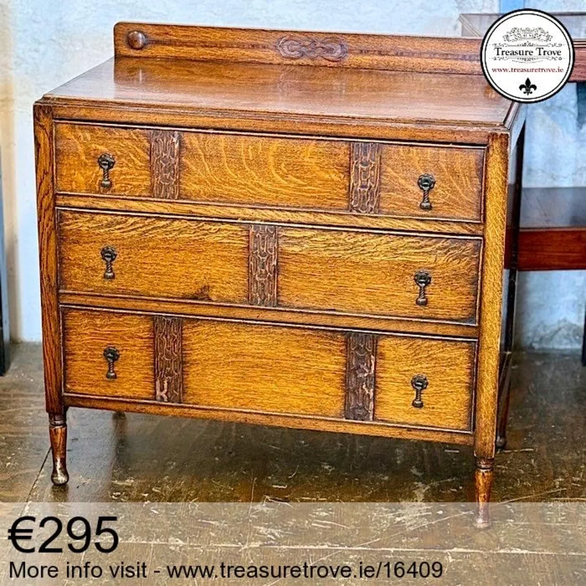 Antique Bedroom Chest of Drawers - Image 4