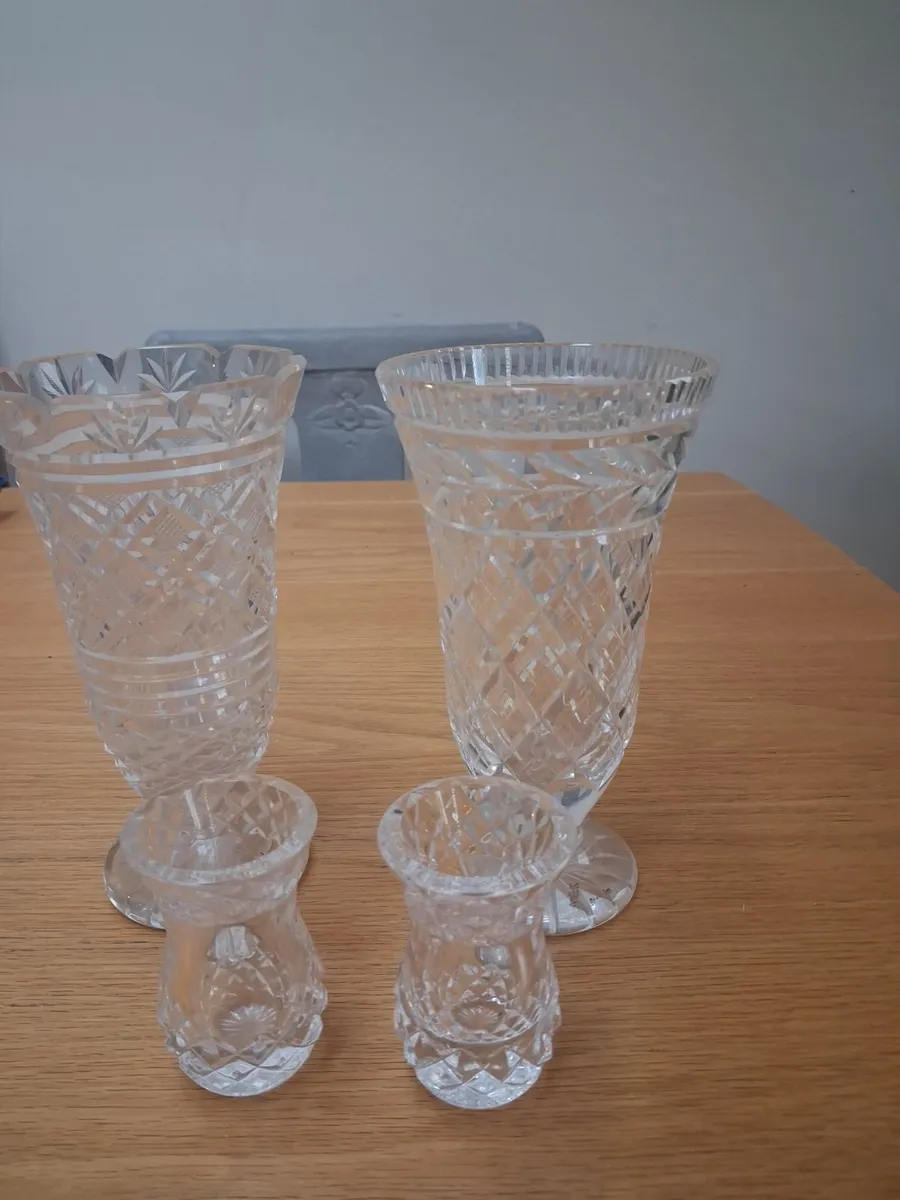 Waterford crystal vases