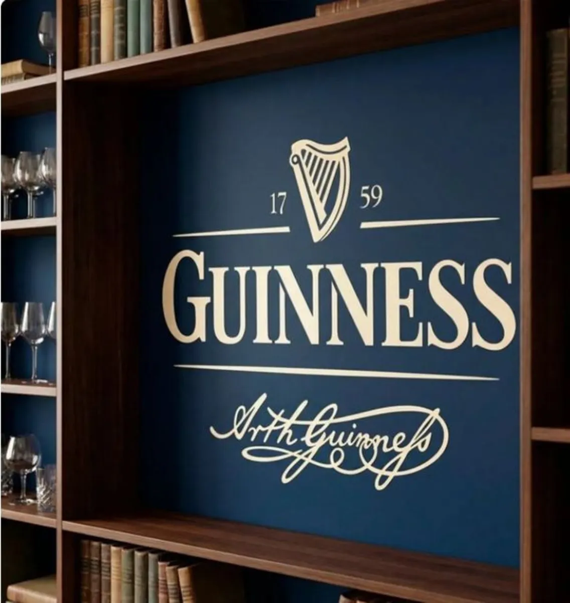 BN Unused Guinness Promotional Wall Graphic - Image 3