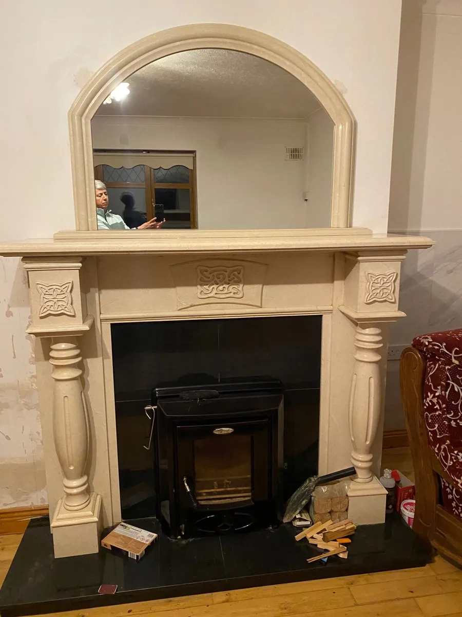 Marble Mantelpiece & Matching Arch