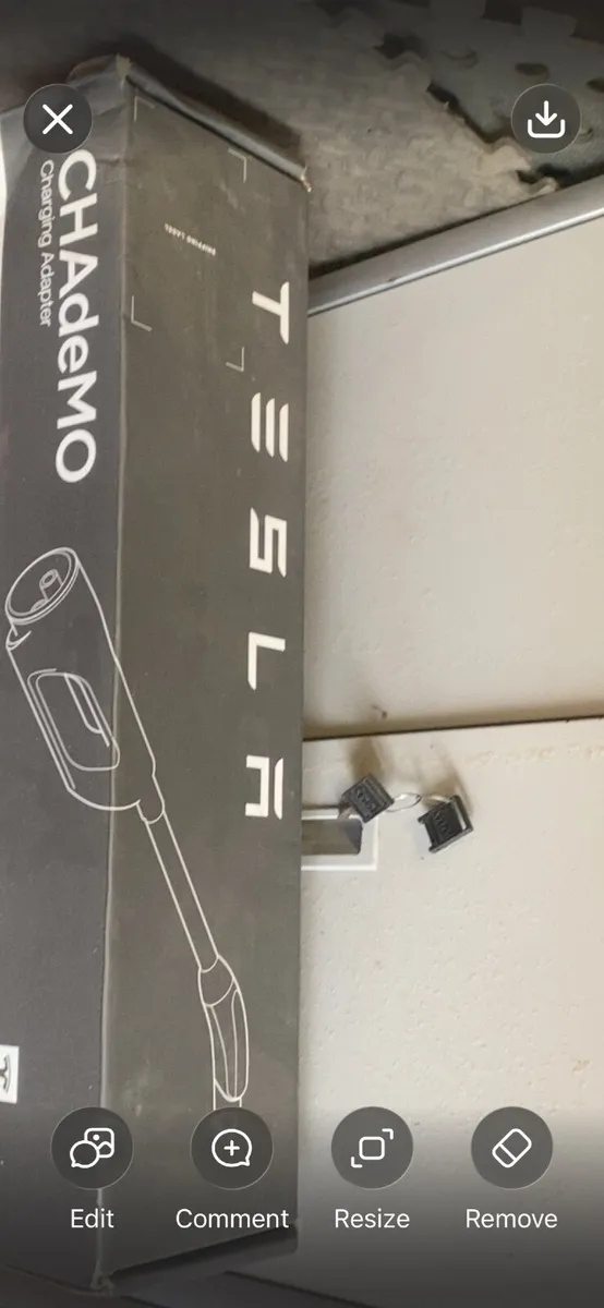 Tesla Chademo adapter