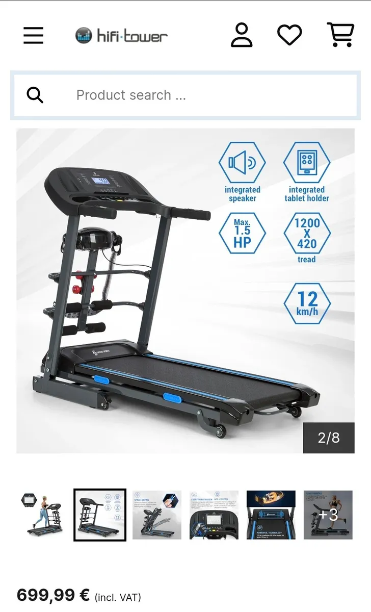 Treadmill and Roto cycle air bike for Sale - Image 1