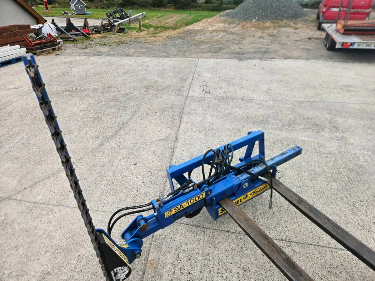 Loader mounted hedge trimmer SA 1000 Slanetrac - Image 2