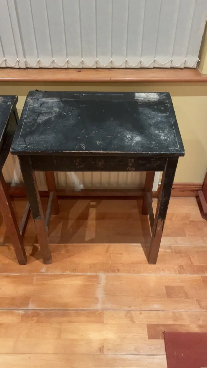 Vintage school desks - Image 2