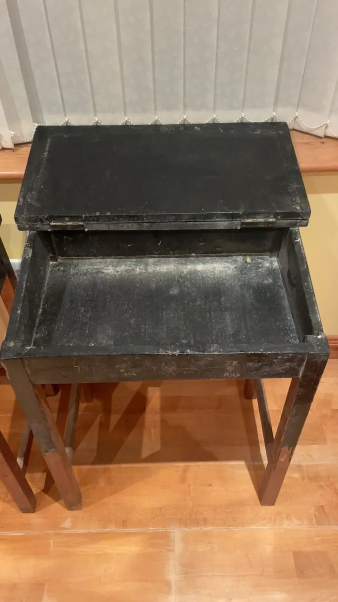 Vintage school desks - Image 3
