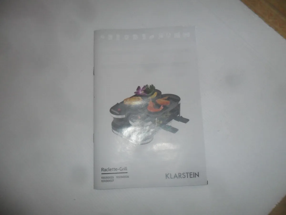 raclette grill with natural stone - Image 2