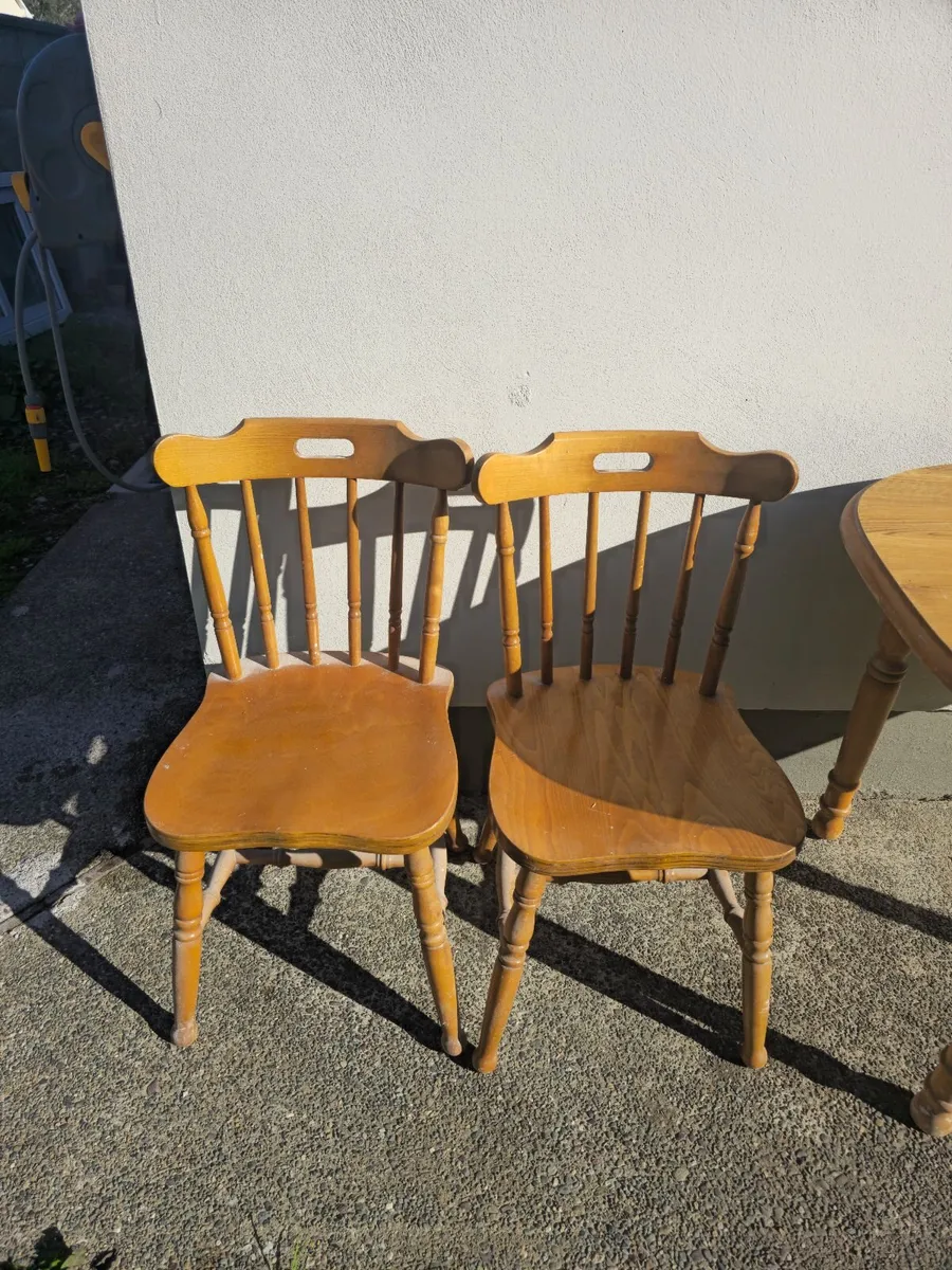 Table and 2 Chairs - Image 4