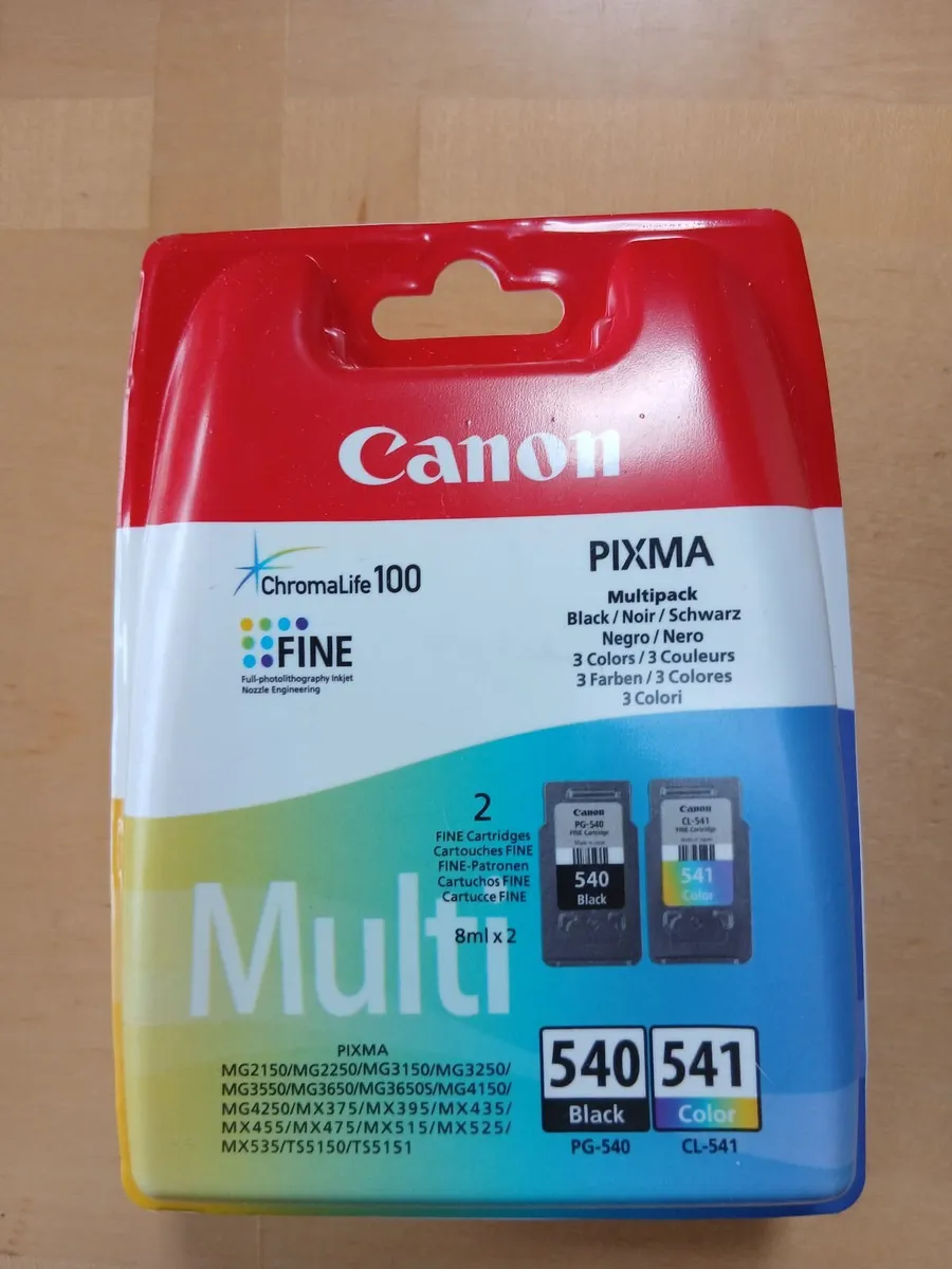 Canon Multipack ink cartridges PG-540 and CL-541