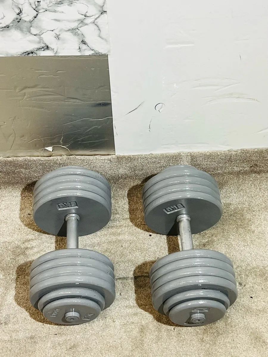 2 X 47 KG DUMBBELLS - Image 3