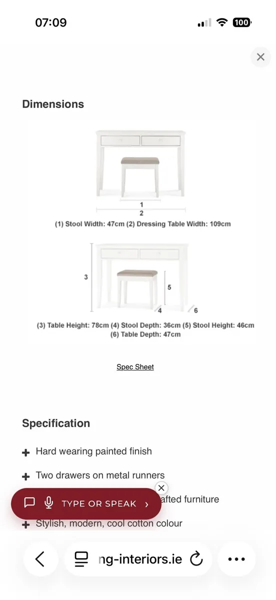 Vanity table - Image 2