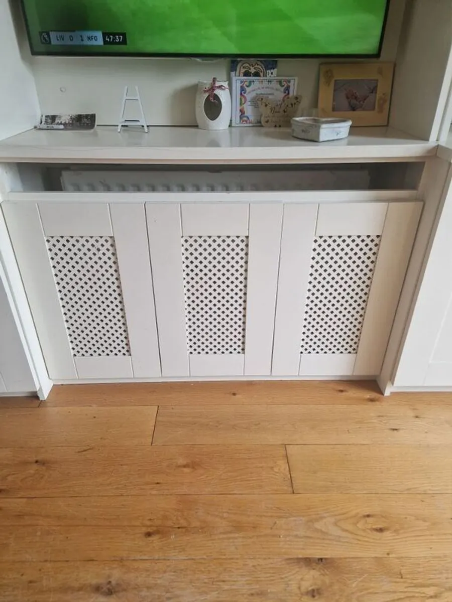 Cream Built in Wall TV Unit - Image 2