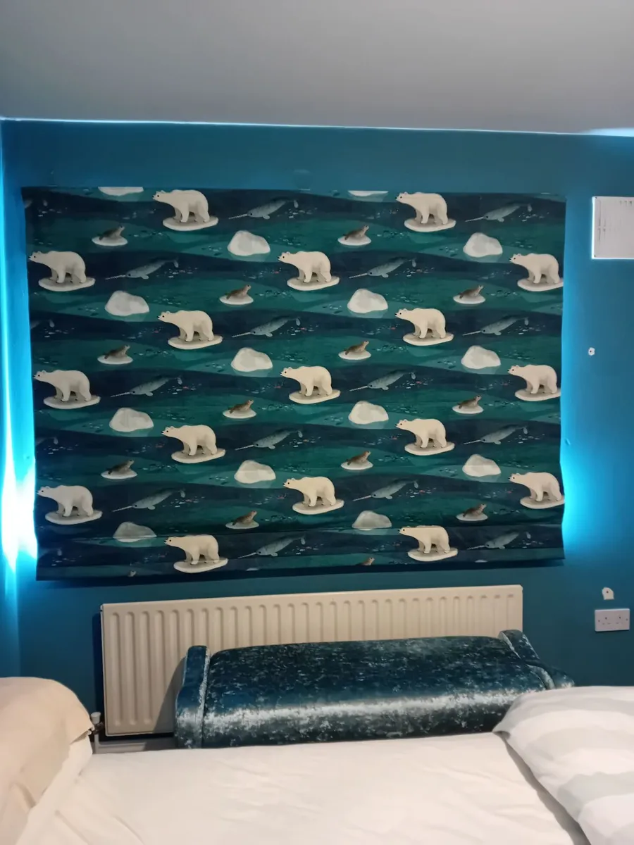 Roman blind for childrens bedroom - Image 3