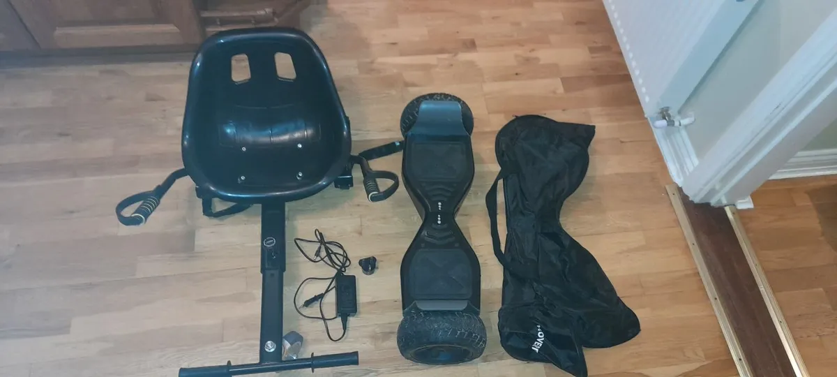 Off road Hoverboard, bag, charger and go-kart