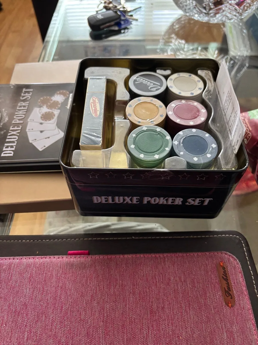 Poker set never used - Image 1