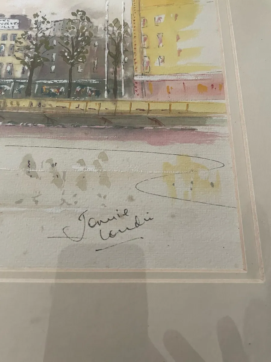 Ha’penny bridge framed picture - Image 2