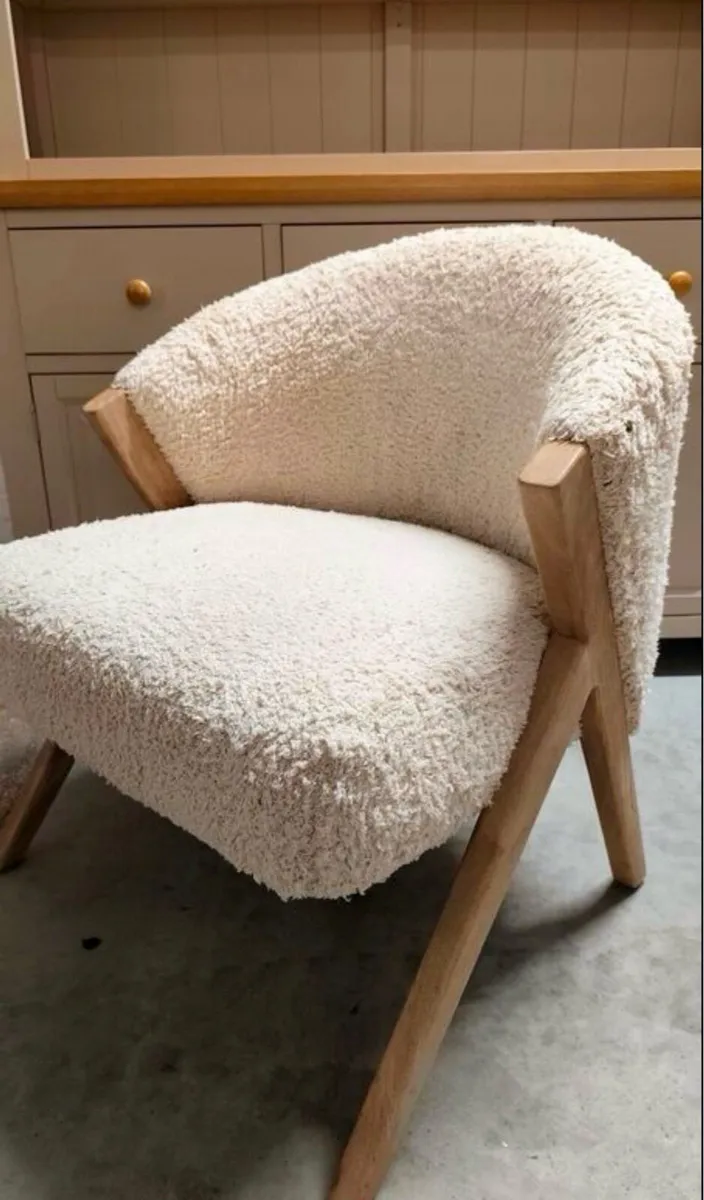 Ex Display Boucle Armchair - Image 1