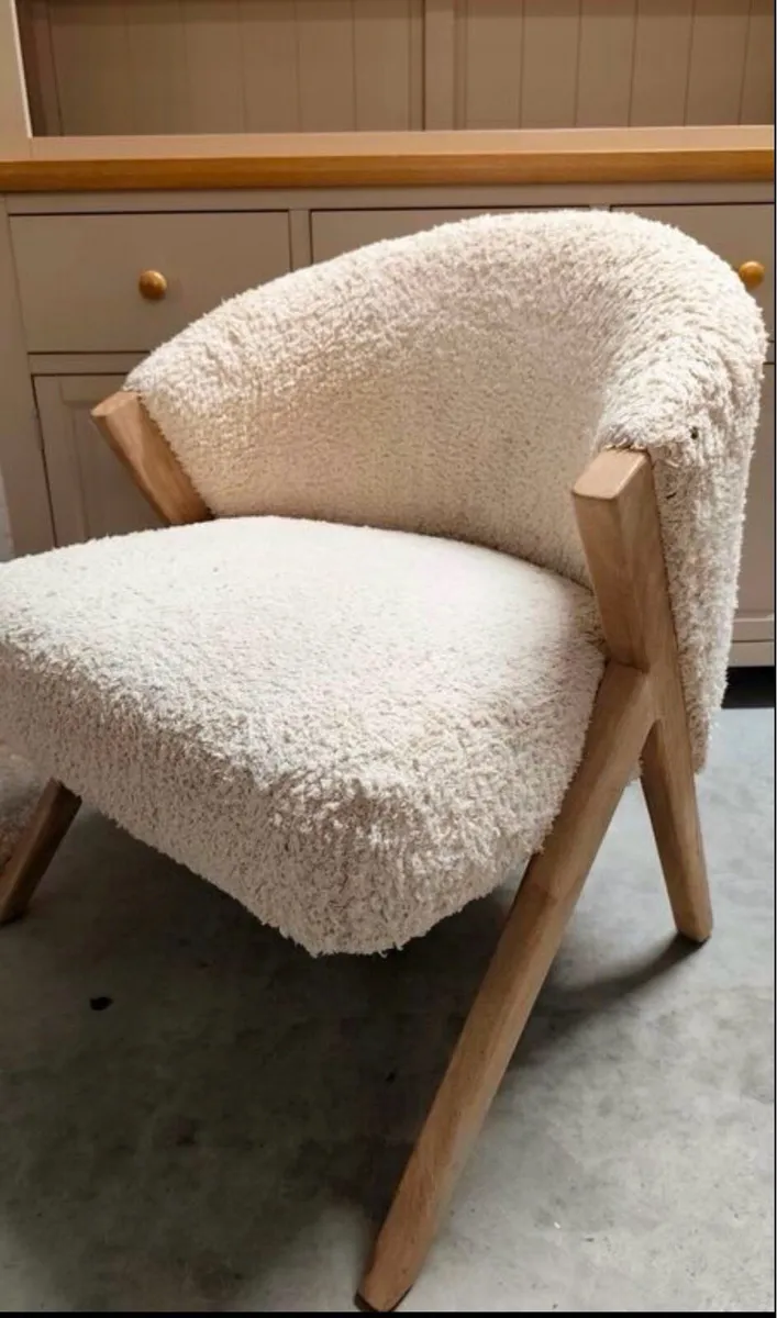 Ex Display Boucle Armchair - Image 2