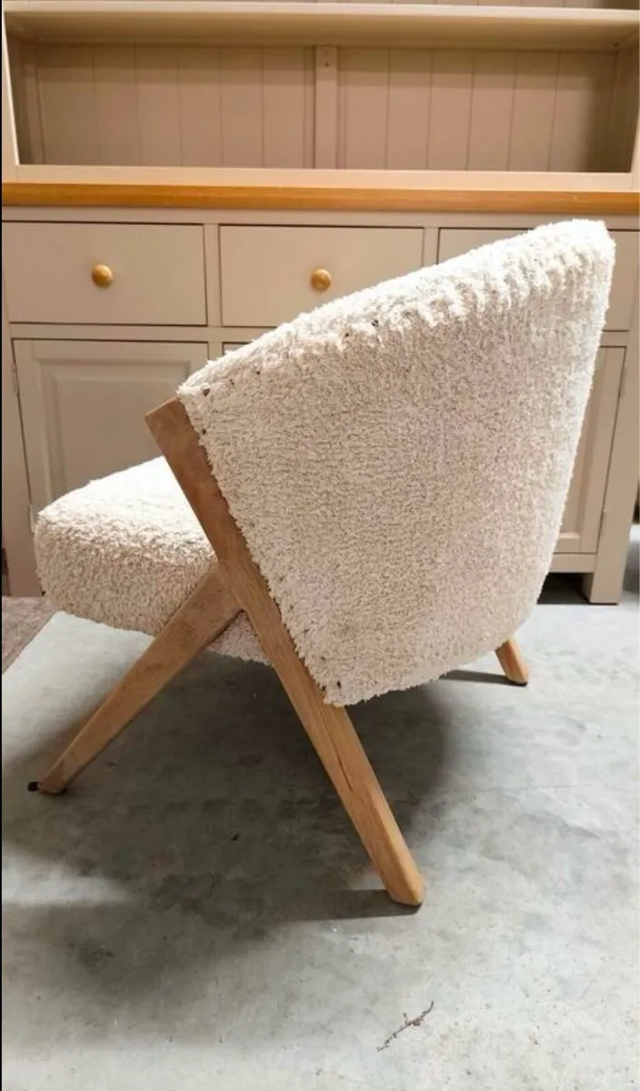 Ex Display Boucle Armchair - Image 3