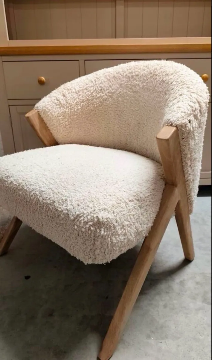 Ex Display Boucle Armchair - Image 4