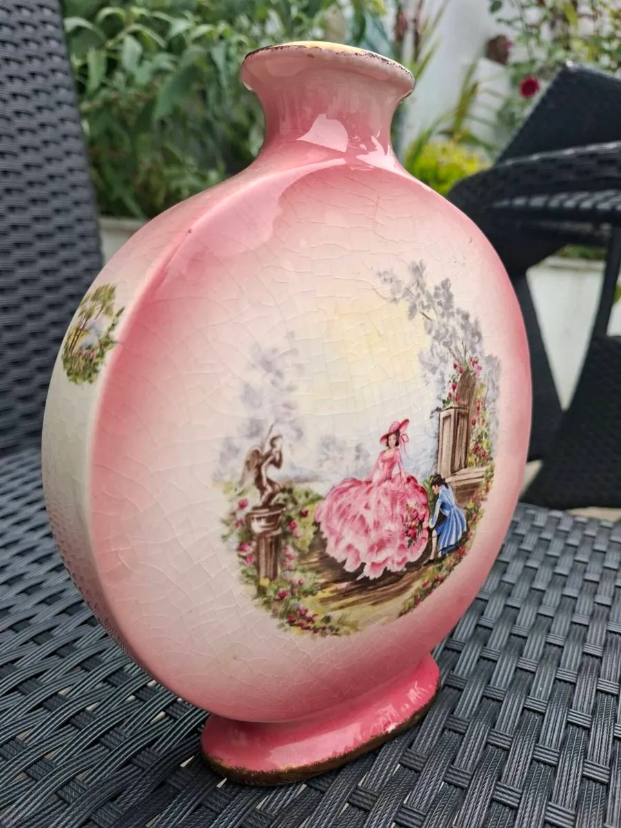Vintage 1940's moon flask Vase - Image 2