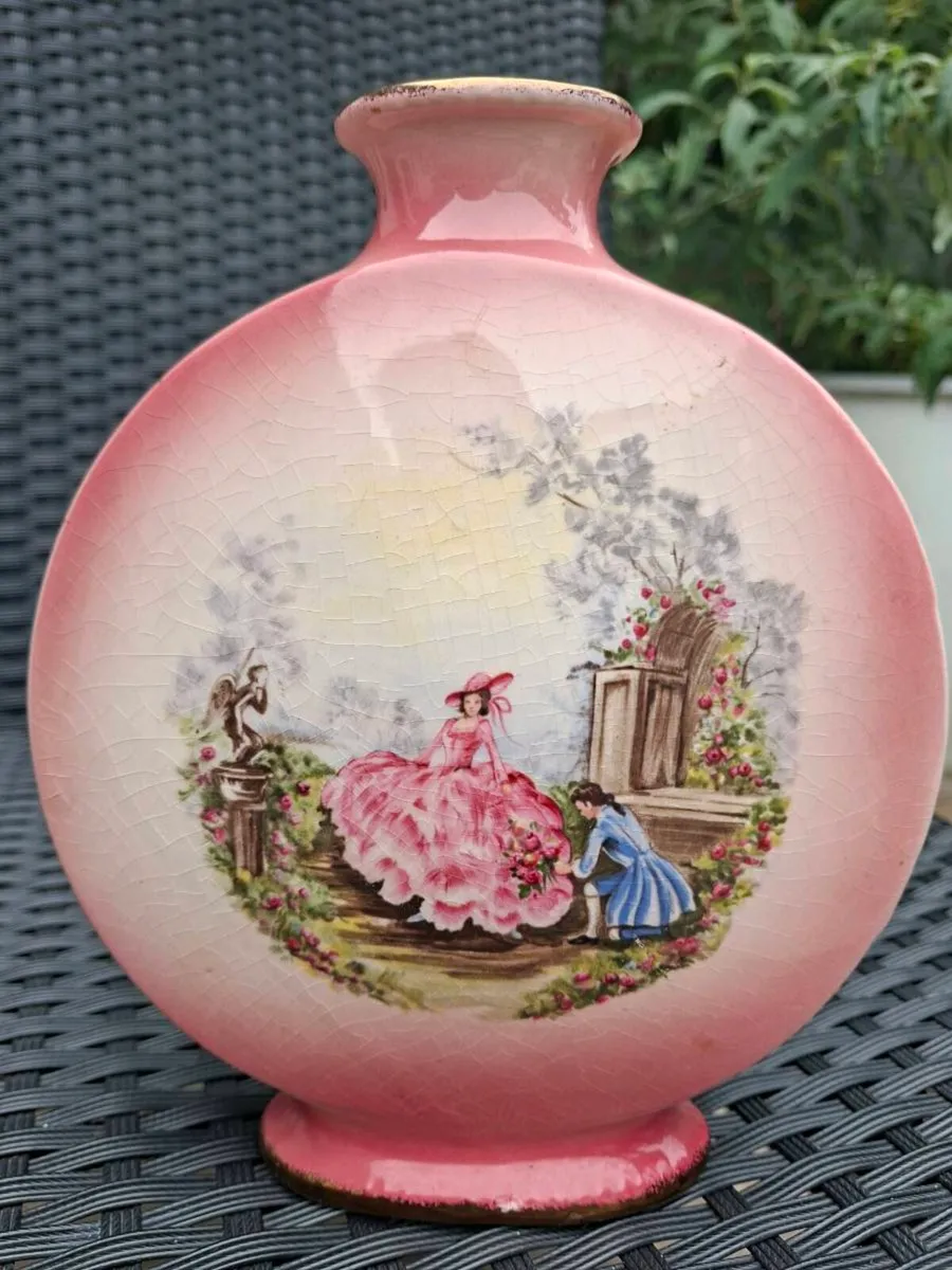Vintage 1940's moon flask Vase - Image 3