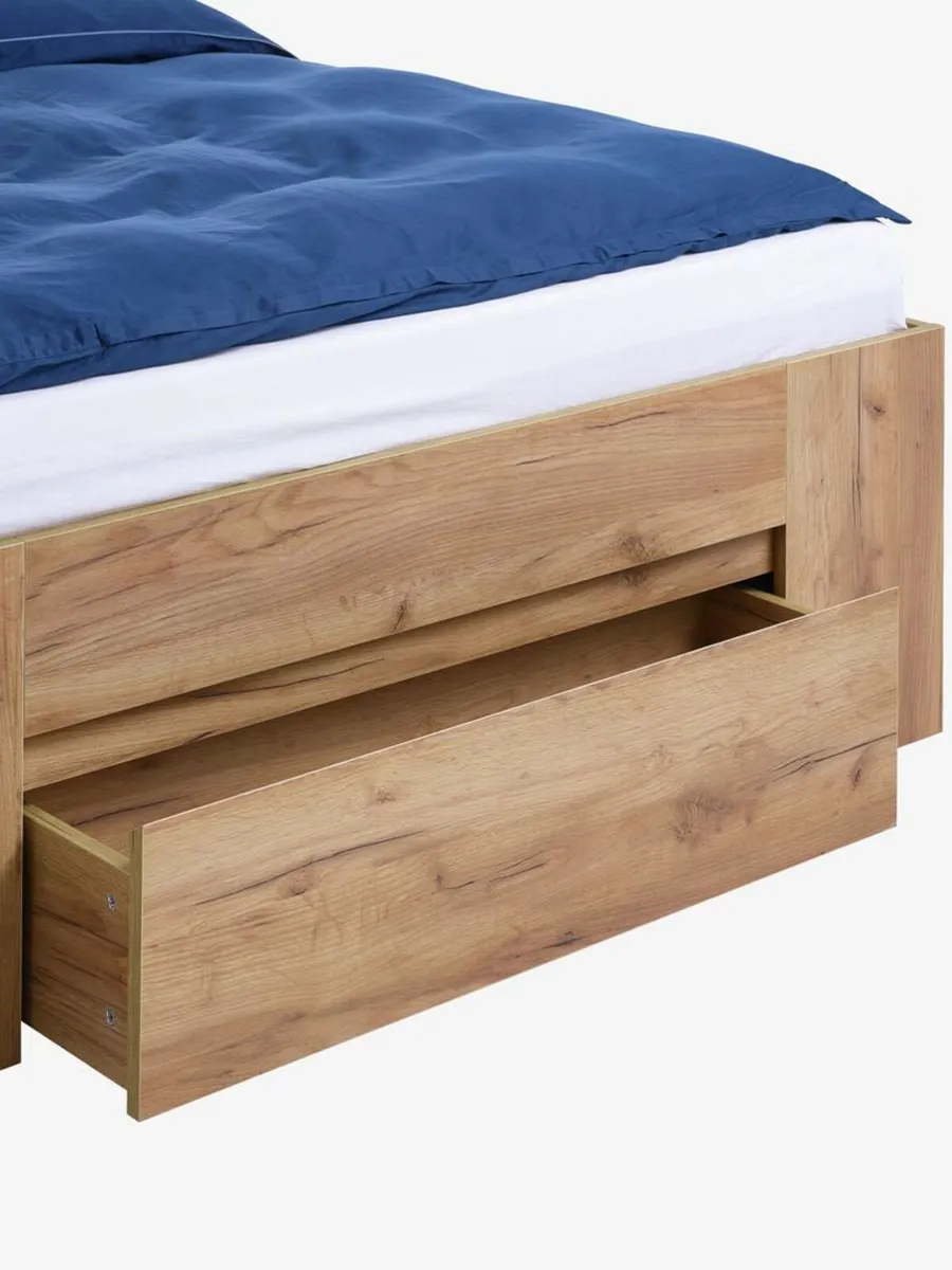 JYSK Euro double bed frame with drawers & base - Image 4
