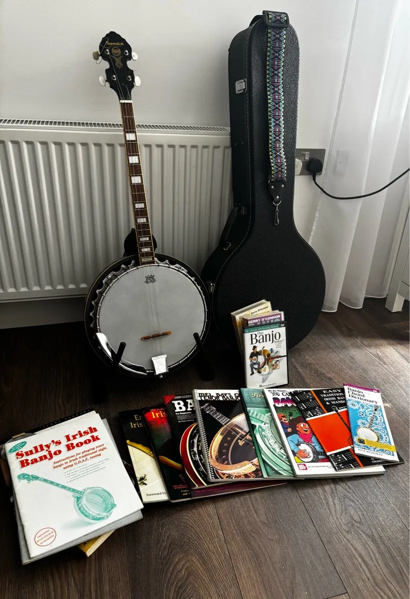 Samick 4 string tenor banjo - Image 1
