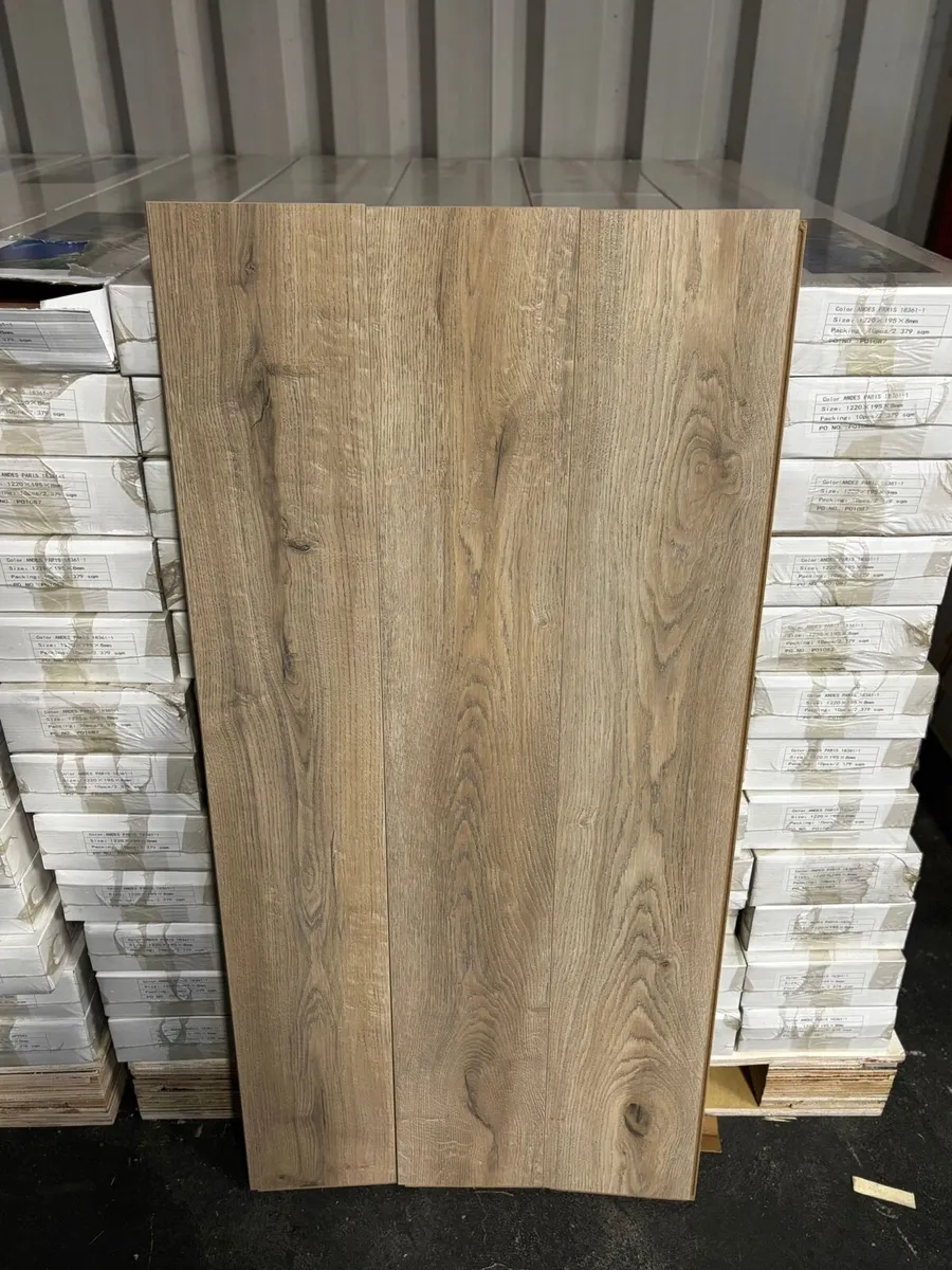 Brand new 8mm laminate flooring - Image 1