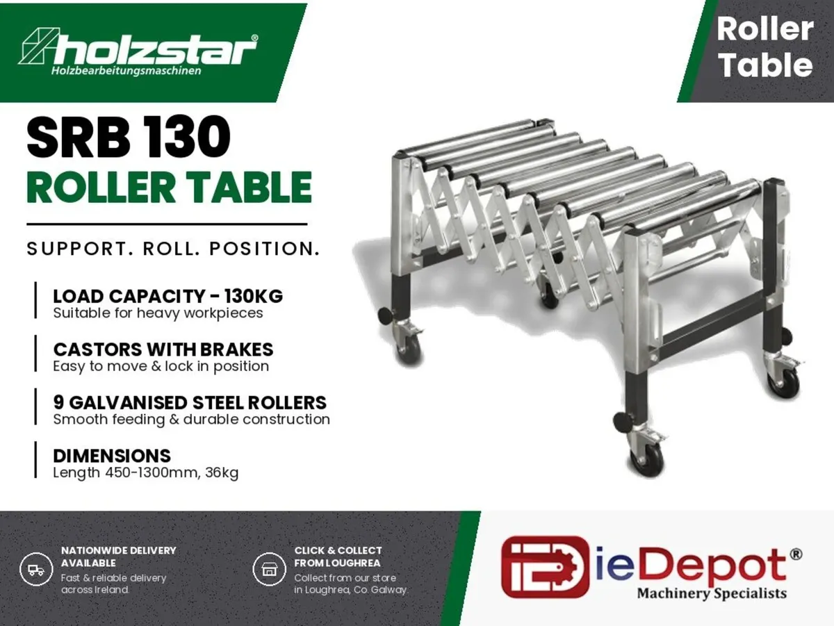 Scissor Roller Table