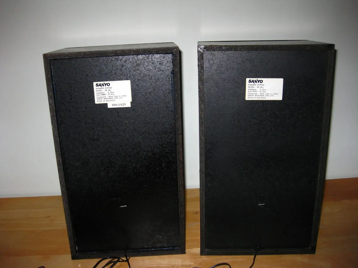 SANYO SX-801 Speakers - Image 2