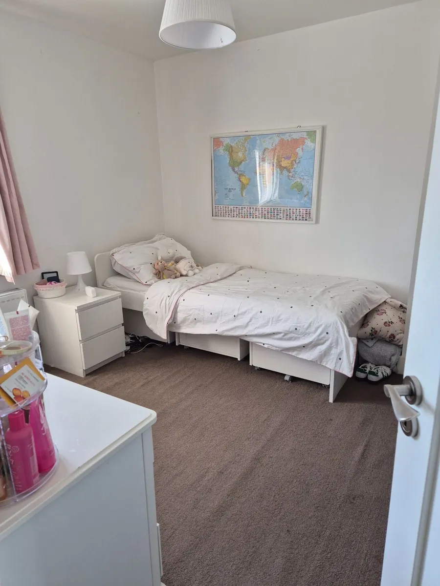 Single bed, SLÄKT Bed frame with slatted bed base,