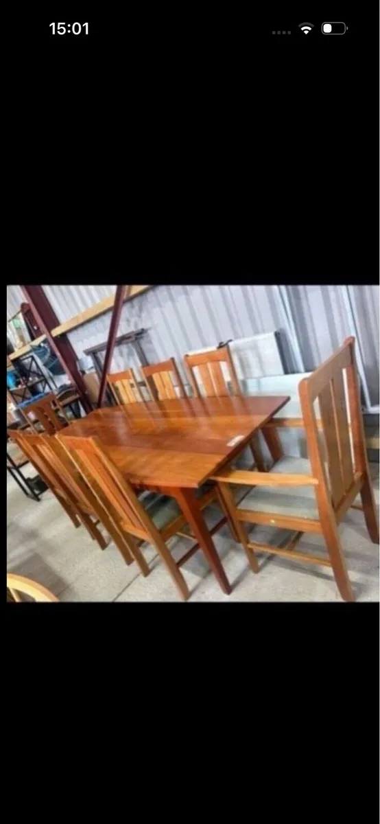 Gilbert & Logan table &8 chairs - Image 2