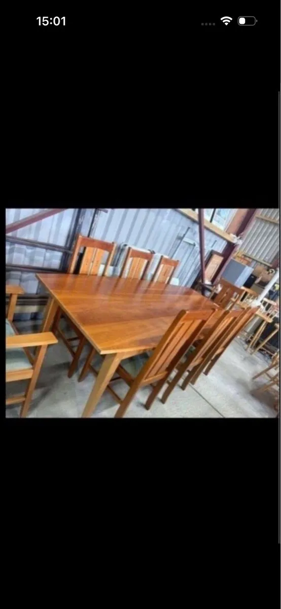 Gilbert & Logan table &8 chairs - Image 1