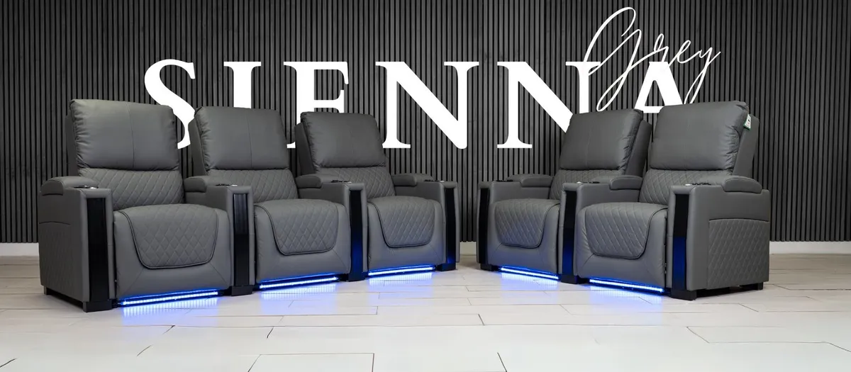 Sienna Electric Leather Recliner Sofa - Image 1