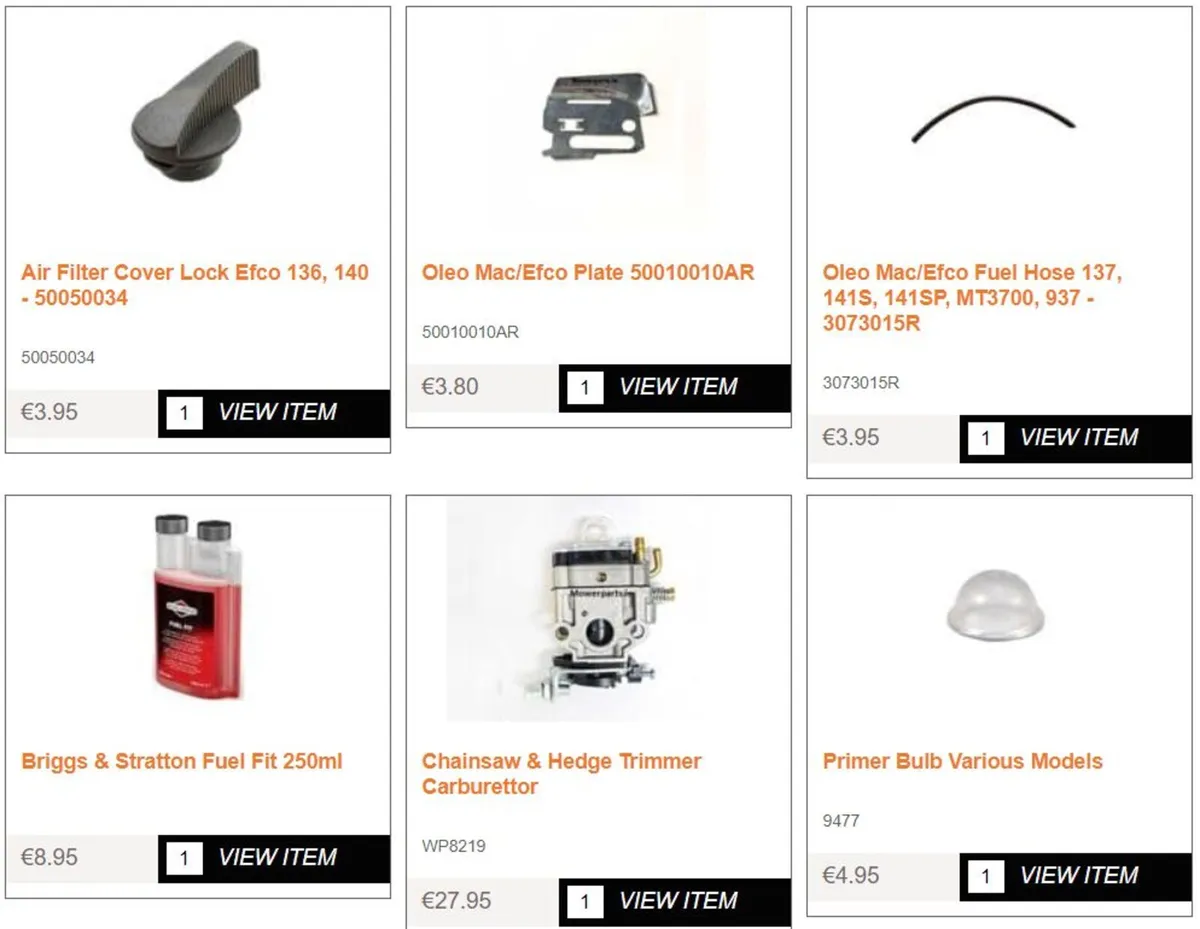 Oleo Mac / Efco Spare Parts - Image 2