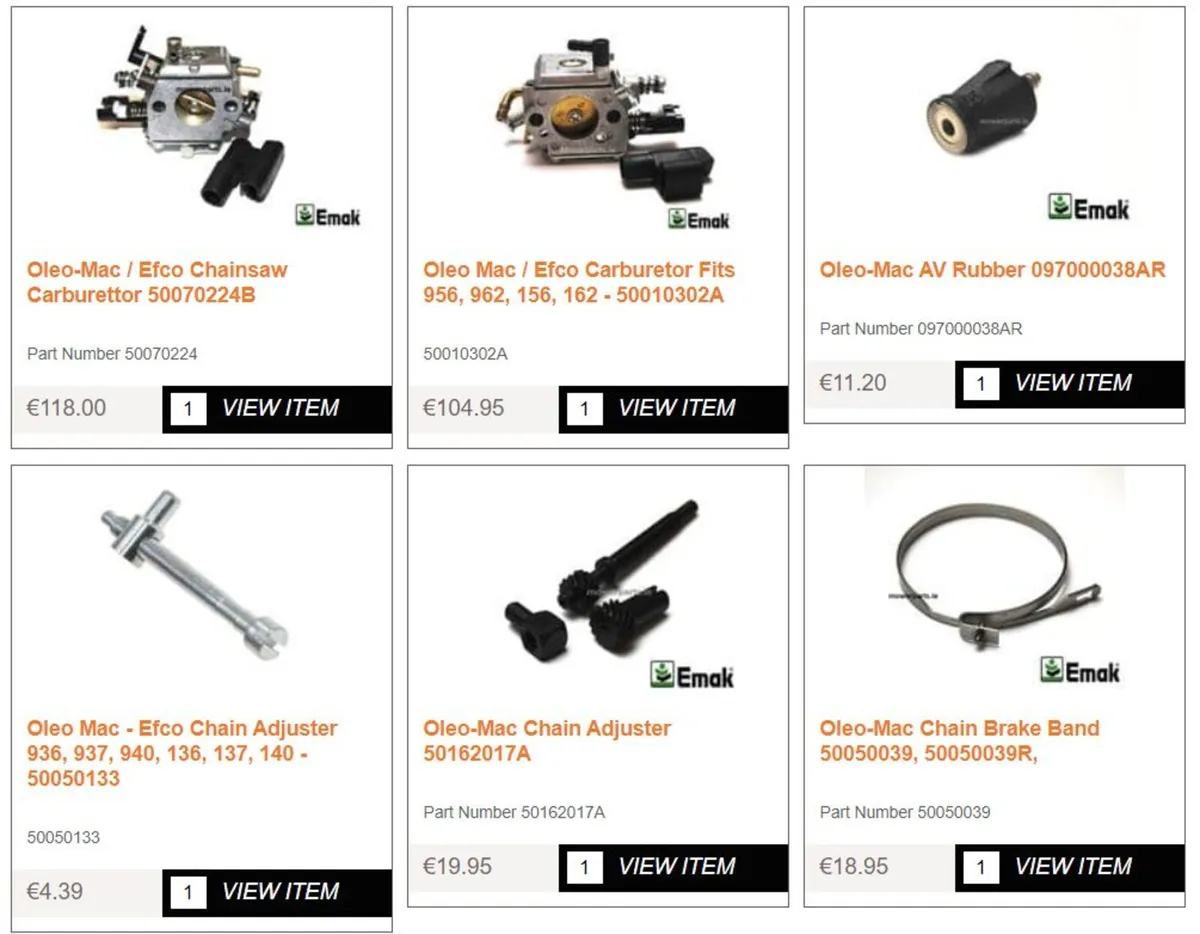 Oleo Mac / Efco Spare Parts - Image 3