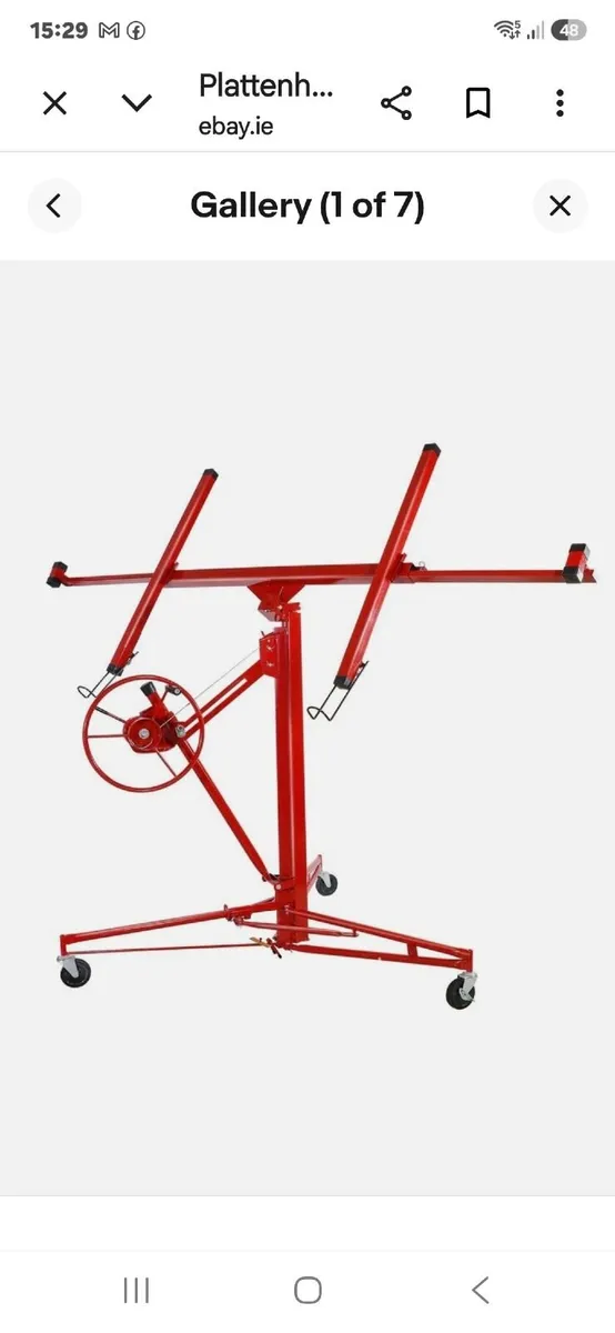 Plasterboard hoist - Image 1