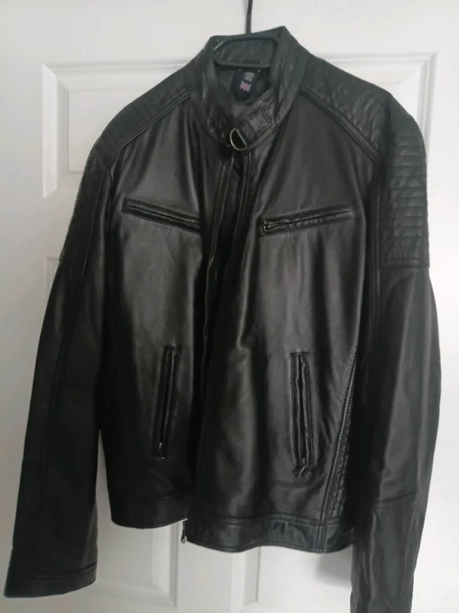 Leather jacket mens - Image 4
