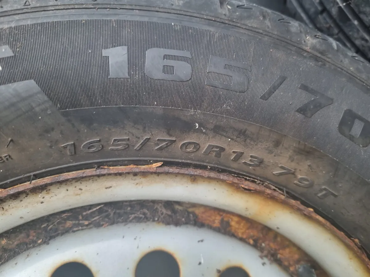 2 x Boat trailer wheels....New tyres - Image 2