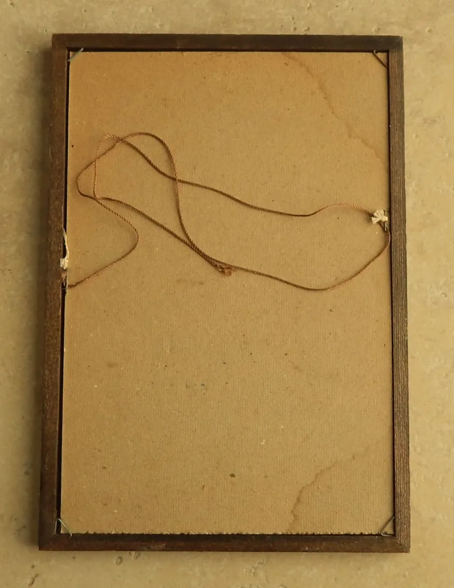Small Vintage Art Deco Vogue Advertising Mirror - Image 4