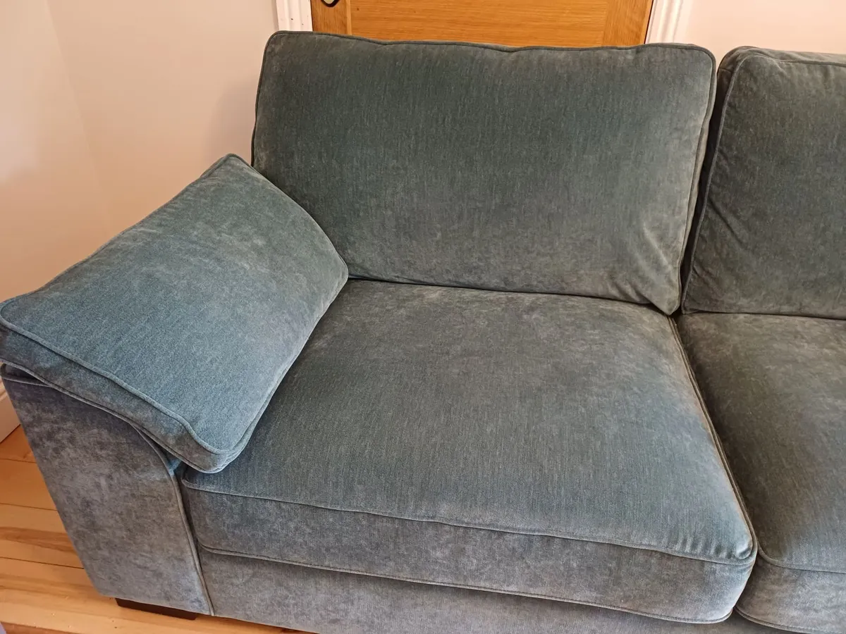 Sofa - 3 seater - and 2 armchairs for sale - Image 3